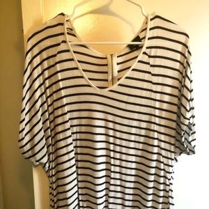 White Stripe Mossimo Top